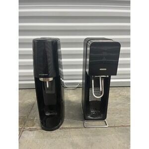 SodaStream Fizzi and Source Sparkling Water Maker Bundle Black Carbonators